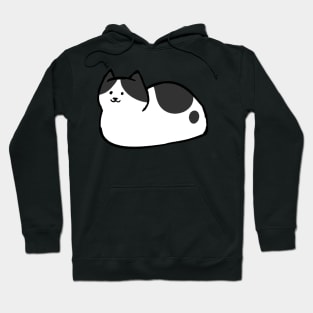 Black and White Cat Loaf Hoodie